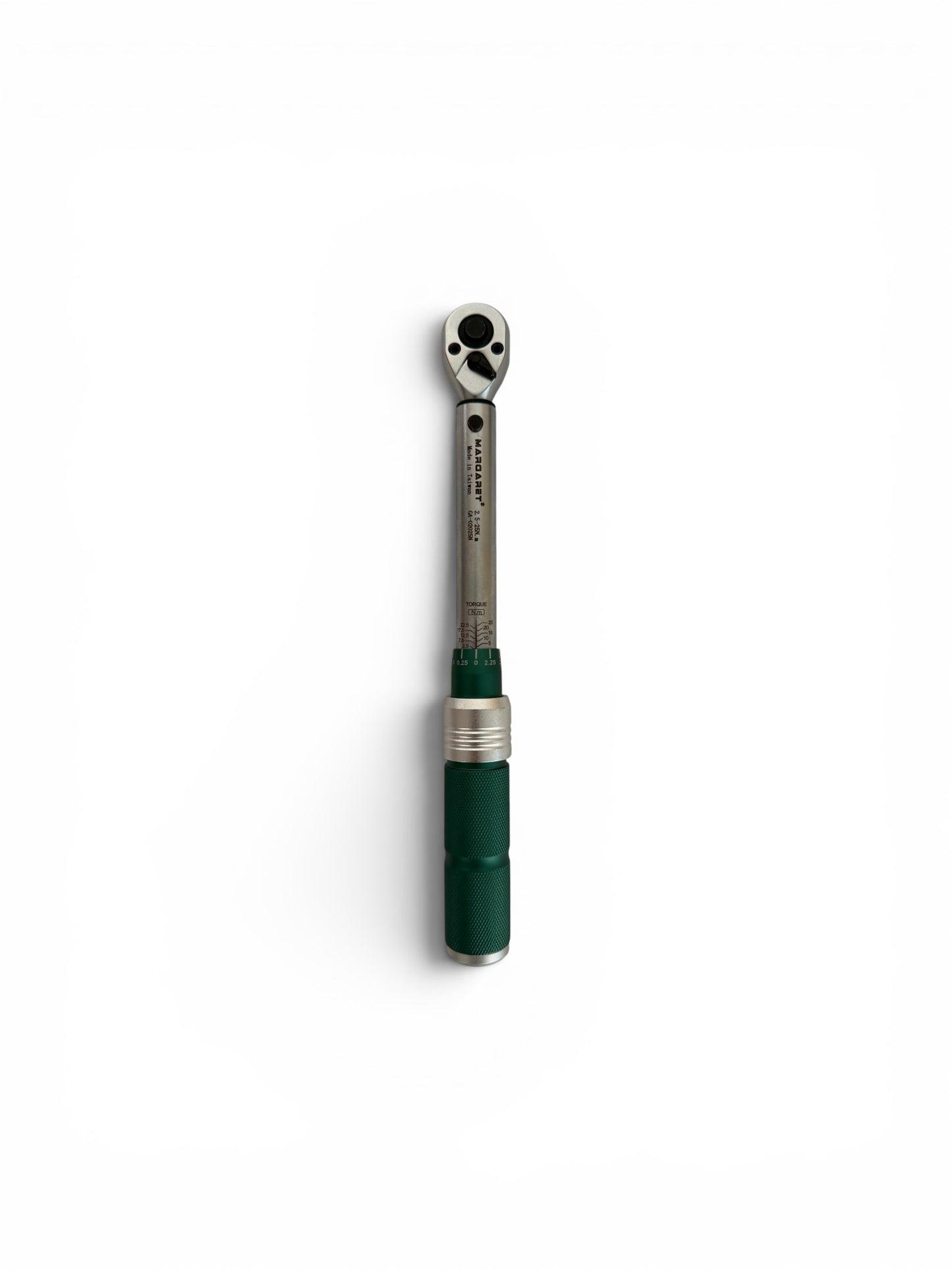 Clé Dynamométrique 1/4 pouce calibrée 5-25 NM Cliquet Dynamométrique